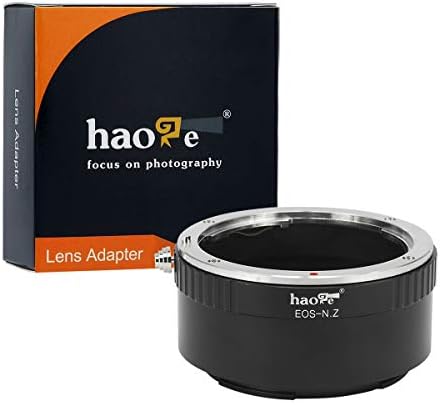 Адаптер за ръчно закрепване на обектива Haoge за обектив Canon EOS EF EFS EF-S беззеркальной фотоапарат Nikon Z Mount, като
