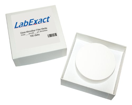 Филтър от микрофибър LabExact 1200106 Клас E Glass, боросиликатное стъкло, без свързващо вещество, 1,5 микрона, 7,0 см (опаковка