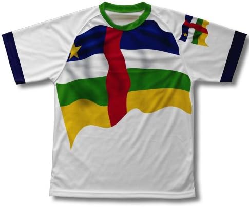 Техническа тениска с Флага на Централноафриканската Република ScudoPro за мъже и Жени