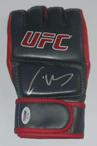 Кейн Веласкес е Подписал Официалната Ръкавицата на Ufc с Автограф на Psa/dna Coa Wwe Aaa 200 121 155 - Ръкавици UFC С Автограф