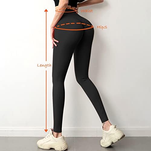 Дамски панталони за йога във формата на сърце, плътно прилепнали спортни памучни панталони за йога с персиковым принтом на