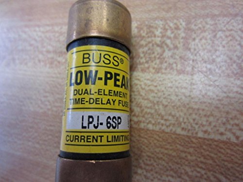 Предпазител забавяне Bussmann LPJ-6SP LPJ6SP (в опаковка от 5 броя) - Нови, без кутия