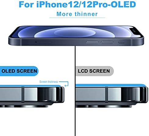 за iPhone 12/12 Pro Подмяна на OLED екрана 6,1-инчов 3D Сензорен Екран Дигитайзер Пълна Монтаж + Инструменти