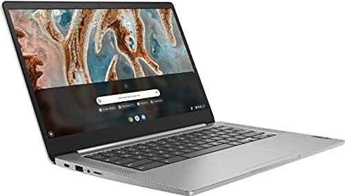 Най-новият лаптоп Lenovo Chromebook 14 сензорен екран FHD за бизнеса, студенти, Восьмиядерный процесор MediaTek MT8183, 4 GB оперативна памет, 64 GB eMMC + 128 GB карта, Wi-Fi, уеб камера, батерия ?