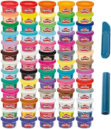Play-Doh Ultimate Color Collection 65 опаковки от различни действително нетоксичен състав за моделиране в
