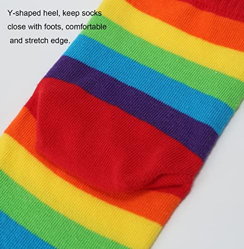 Дамски чорапи HONOW с дълбоко деколте на чорап, памучни чорапи за джогинг по щиколотку (опаковка от 5/6)