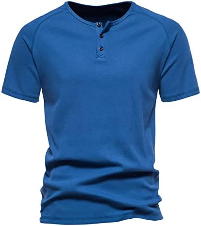 2023 Нов Мъжки Модерен Тениска с дълбоко V-образно деколте и Къси ръкави, Памучен Еластична Долна Риза, Малка