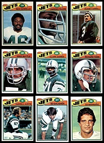 1977 Сет екип Topps New York Jets Ню Йорк Джетс (комплект) NM+ Джетс