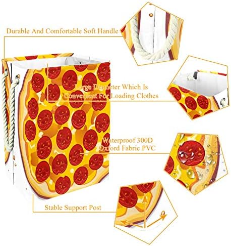 Италианска пица с Филийки Пеперони, Кошница за дрехи, Сгъваема Кошница за съхранение Кошница за детска стая