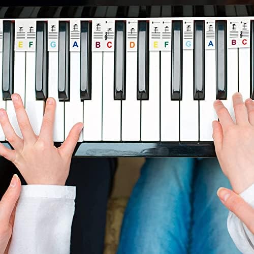 Ръководство за фортепианным бележките XAJH за начинаещи, Сменяеми етикети за бележки на клавиатурата на пиано, за разглеждане,