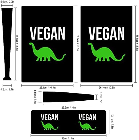 Вегетариански калъф със стикери под формата на кожа на динозавър за PS5 Digital Edition, стикери за конзола и контролер PS5,