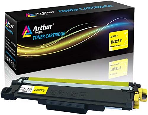 Подмяна на касетата с тонер за принтер, съвместим с Arthur Imaging with CHIP, за Brother Tn227 (жълт, 1 опаковка)