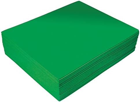 Зелени листа от пеноматериала ЕВА, 30 опаковки, с дебелина 2 мм, 9 x 12, от по-Добро Office Products, Зелен цвят,