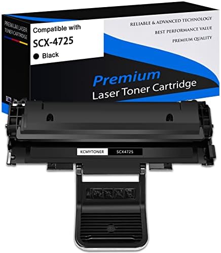 KCMYTONER 1 опаковка Съвместима тонер касета за Samsung SCX-D4725A SCX4725 Черен за употреба с принтери SCX-4725