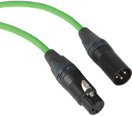 Микрофон кабел KOPUL Premium Performance 3000 Series XLR M - XLR F - 50' (15,2 м), зелен