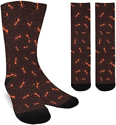 Забавни Мъжки и дамски чорапи с Оранжеви Мравка За практикуване на Йога, Крак Туризъм, Колоездене, Джогинг,