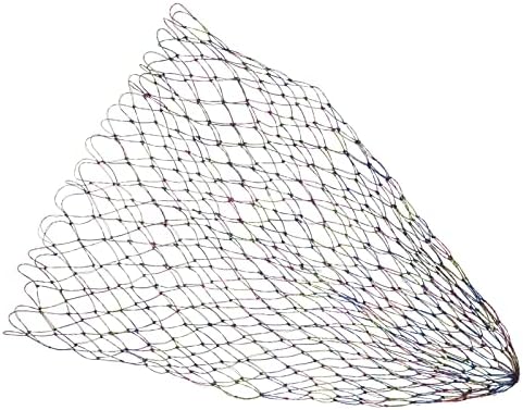 Замяна мрежата PATIKIL диаметър 17,7 инча. Риболовни мрежи за приземяване от Замяна на окото PE за риболов на Сладководна в Морската вода, Многоцветни