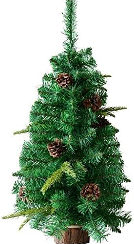 PDGJG Коледно дърво - Мини Коледно Дърво за Украса на работния плот Коледна украса (45 см, 60 см) (Размер: 60 см)