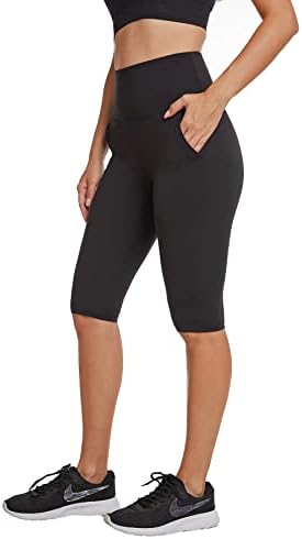 Zioccie Капри с висока талия и Гамаши цялата дължина за жени - Мазни Меки Панталони за Йога с контрол на корема за тренировка