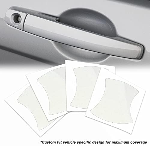 ReplaceMyParts Custom Fit Врата копчето Чаша Прозрачен Сутиен Боя за Защитно Фолио Против Надраскване Каменна Защита Самовосстанавливающийся PPF (Комплект от 4) за 2014 2015 Lexus is