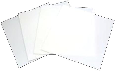 8-цолови Бели Стъклени квадрати 4 Опаковки - 96 Coe