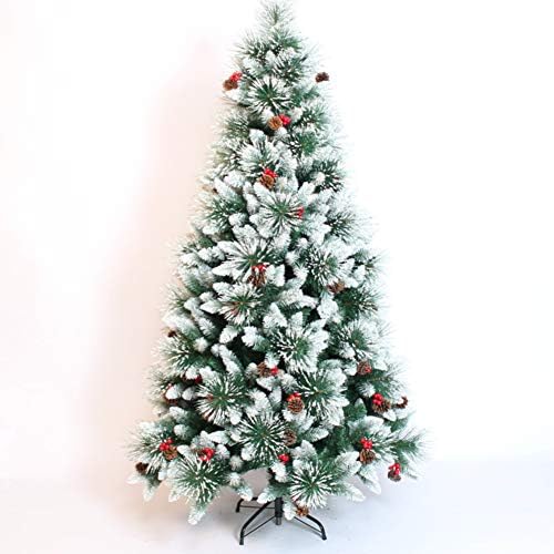Изкуствена Коледна елха от Заснежени борове DULPLAY Premium, най-loops с метална стойка, Елегантни Коледна Украса