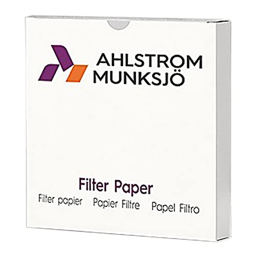 Кръг от нагънат филтър хартия Ahlstrom 6170-2700, 35 микрона, Бърз оборот, марка 617, диаметър 27 см (опаковка по 50