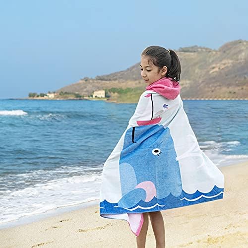 Дъждобран с качулка абсорбиращи момчета топлинна кърпи, бебешки и плажни кърпи памук големи плажна кърпа от микрофибър