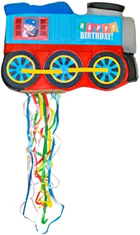 Пинята-малкият двигател на веревочках, вълнуваща игра за рожден ден за децата и страхотна украса за парти под формата