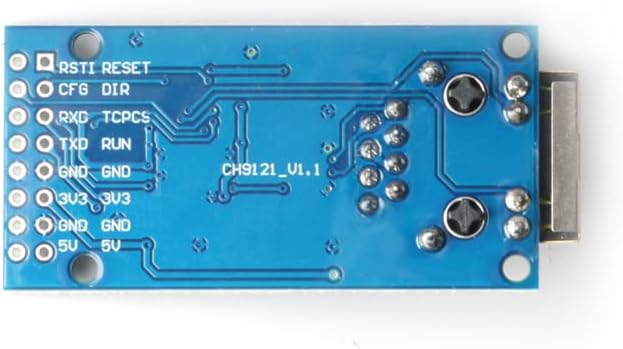 JESSINIE 2 елемента Мрежов модул последователно свързване CH9121 до 4 Режима на Ethernet RJ45 Адаптер последователно свързване CH9121 към Ethernet едно-чип Мрежов модул Микрокомпютър 3