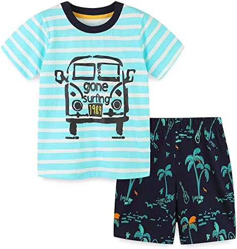 Комплекти от Памучен дрехи за малки Момчета Bumeex, Тениска с къс ръкав и къси Панталони