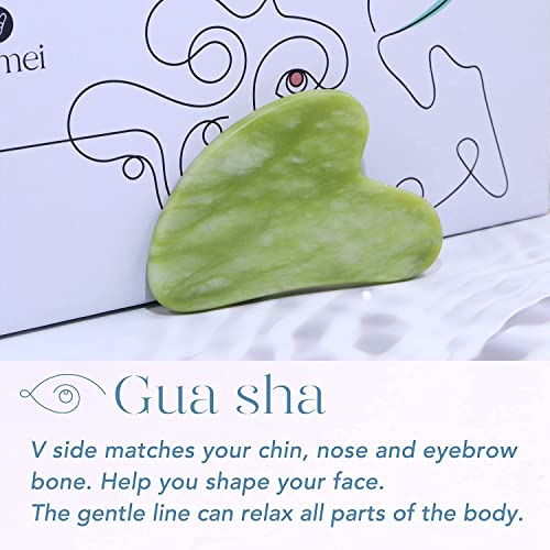 Инструменти за грижа за кожата BAIMEI Ice Roller и Gua Sha, инструменти за масаж на лицето и тялото, стяга кожата и изглаждане на бръчките