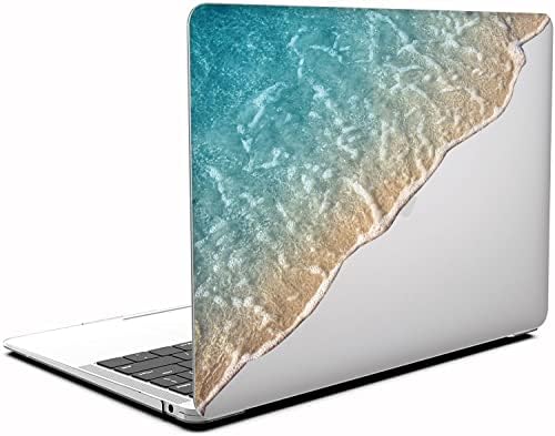 WINTOJO MacBook Air 13-инчов калъф 2020 2018 2019 година на издаване A2337 M1 A2179 A1932 с Retina дисплей със сензорен ID, пластмасов твърд калъф за новия Mac Air 13 (Blue Waves)