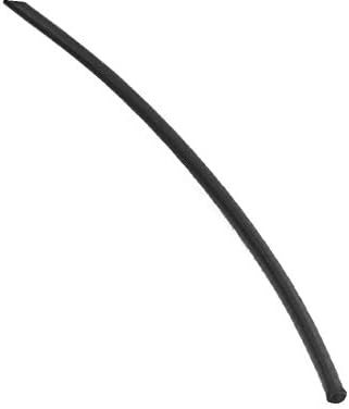X-DREE 0.38mmx0.68mm висока температура черна тръба, устойчива на PTFE, 5 метра 16,4 фута (Tubi neri resistenti al PTFE