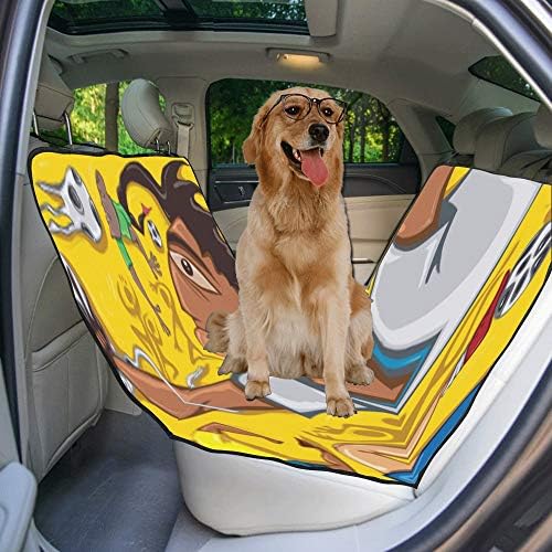 ENEVOTX Калъф За седалка Куче с Потребителски Модел на Графити, Ръчно Печат, Покривала за автомобилни седалки за Кучета,