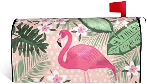 ASEELO Фламинго Магнитна Капакът на Пощенската кутия Градина Двор Начало Декор за Улицата Стандартен Размер-18 X 20,8