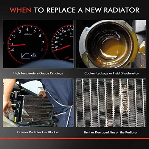 Радиатор за охлаждаща течност на двигателя премиум-клас с радиатора на трансмисионния на масло, съвместим с Chrysler