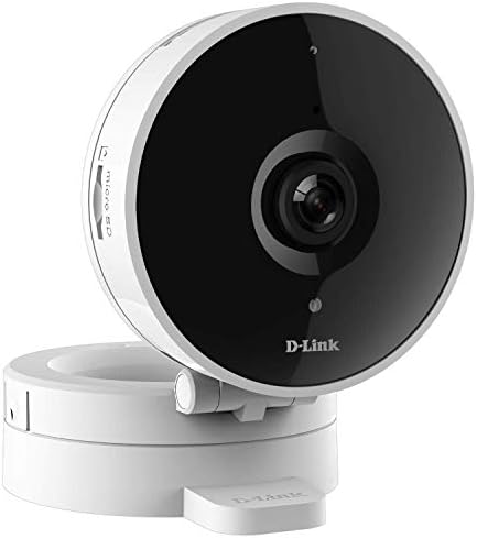 Камера за сигурност D-Link HD WiFi за помещения с дневна и нощно виждане, детекцией движение и звук, преглед на 120 градуса, microSD, DCS-8010LH-US (обновена)
