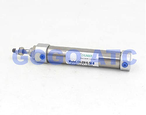 Диаметър на бутилка газ от неръждаема стомана 12 мм, Ход 150 мм, Пневматичен цилиндър с двойно действие CDJ2B12-150-B