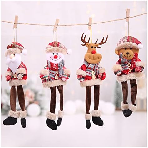 Нов 2023 година, Сладки кукли-на снежни човеци, Дядо Коледа, за Украса на Коледната Елха, За дома, Коледен Елф, Навидад, Детски подарък, Весел Празник, Семейно събиране,
