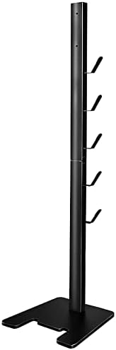 Зарядно устройство за съхранение на XIGOO, съвместима с пылесосами Дайсън V15, V11, V10, V8, V7 (метална скоба черен цвят с 5 куки, комплект от 2)