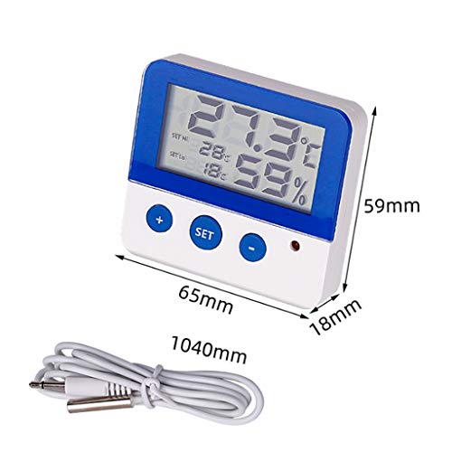 WXYNHHD Електронен Термометър Битова Точност Дисплей за измерване на Температура и Влажност, монтиран на стената lcd