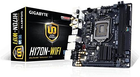 Дънна платка Gigabyte LGA1151 Intel H170 Mini-ITX DDR4 GA-H170N-WIFI, Модел: GA-H170N-WIFI, Магазин за електроника и аксесоари