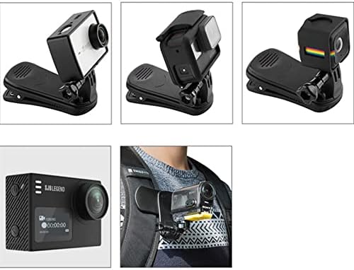 DAGIJIRD Стабилна Камера Раница Клип Скоба за Монтиране на Черно Сесия за Gopro Hero6 5 4 3 +