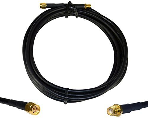 10-крак коаксиален кабел Proxicast SMA Male-SMA Female премиум серията 195 с ниски загуби (50 Ома) - Удължител