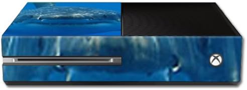 Корица MightySkins, съвместима с Microsoft Xbox One - Shark | Защитно, здрава и уникална Vinyl стикер | Лесно се нанася,