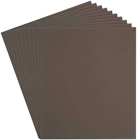 Листове от пяна EVA Rebower, [за художествени произведения] - 11x8 инча Дебелина 1,7 mm / Тъмно кафяв / 12 бр.