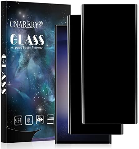 Защитно фолио Cnarery Privacy Screen Protector за Samsung Galaxy S23 Ultra 5G, [2] anti-spyware Закалено Стъкло Лесна инсталация Защита от надзъртане