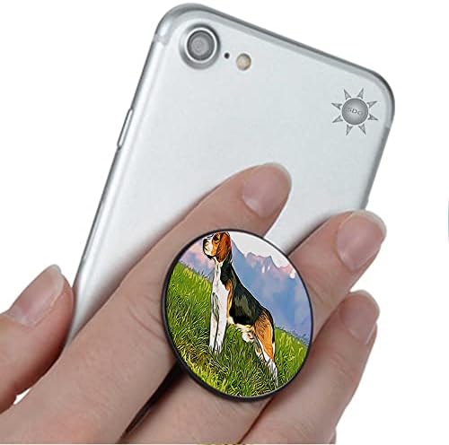 Очарователен Поставка за мобилен телефон с дръжка за кученце Бигля е подходяща за iPhone, Samsung Galaxy и много Други