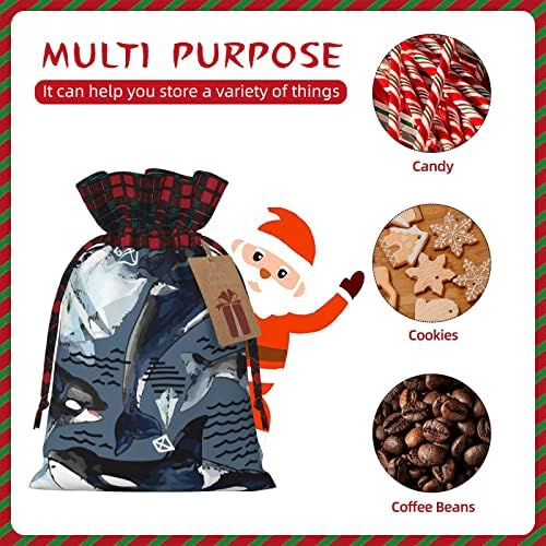 Коледни подаръчни торбички на съвсем малък Save-Killer-Кит-Тъмно Бъфало, клетчатая чанта от съвсем малък, чанти за партита